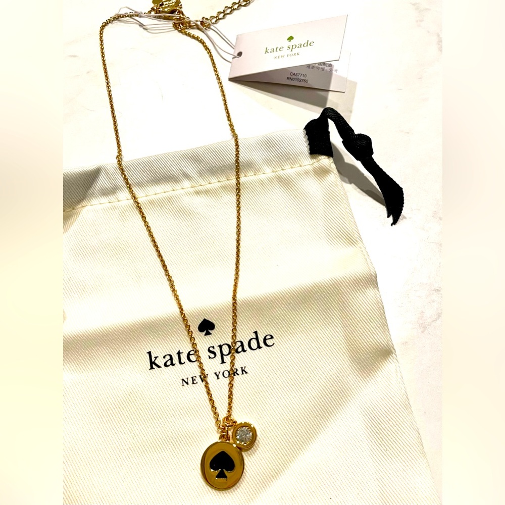 Kate Spade “Spot the Spade” Necklace